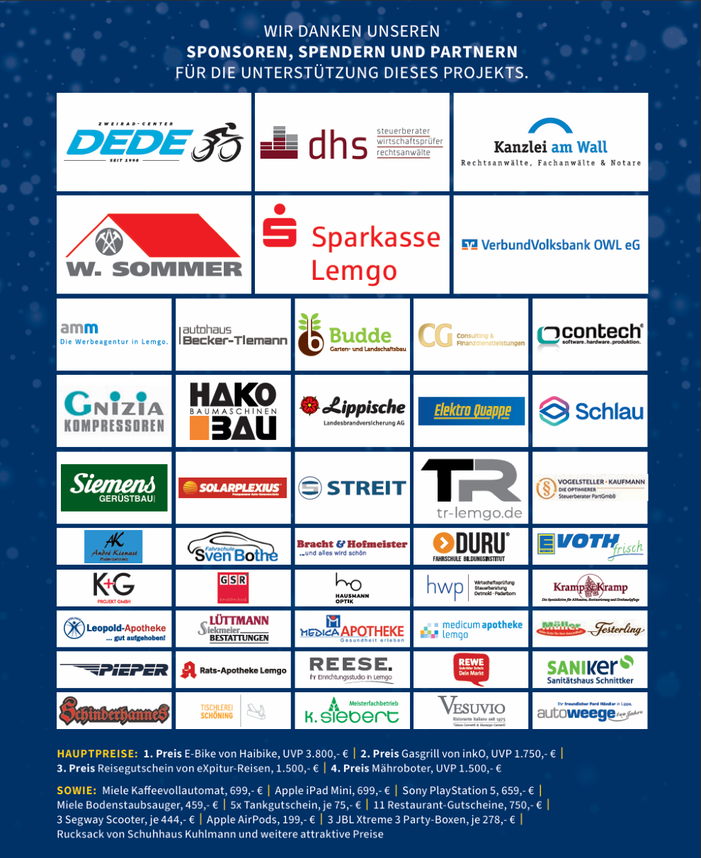 Sponsoren und Preise Sponsoren und Preise
